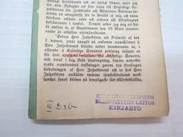 Inspektören för fiskerierna i Finland H.J. Holmbergs underdåniga berättelse om sin werksamhet under år 1863 -kalastuksentarkastajan vuosikertomus 1863, 1