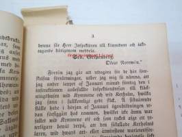 Inspektören för fiskerierna i Finland H.J. Holmbergs underdåniga berättelse om sin werksamhet under år 1862, jemte twenne dertill hörande bilagor