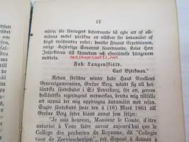 Inspektören för fiskerierna i Finland H.J. Holmbergs underdåniga berättelse om sin werksamhet under år 1861 -kalastuksentarkastajan vuosikertomus 1861 -fishing