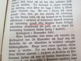 Inspektören för fiskerierna i Finland H.J. Holmbergs underdåniga berättelse om sin werksamhet under år 1861 -kalastuksentarkastajan vuosikertomus 1861 -fishing