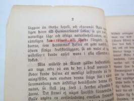 Inspektören för fiskerierna i Finland H.J. Holmbergs underdåniga berättelse om sin werksamhet under år 1861 -kalastuksentarkastajan vuosikertomus 1860 -fishing