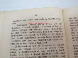 Inspektören för fiskerierna i Finland H.J. Holmbergs underdåniga berättelse om sin werksamhet under år 1861 -kalastuksentarkastajan vuosikertomus 1860 -fishing