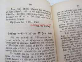 Inspektören för fiskerierna i Finland H.J. Holmbergs underdåniga berättelse om sin werksamhet under år 1861 -kalastuksentarkastajan vuosikertomus 1860 -fishing