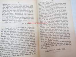 Inspektören för fiskerierna i Finland H.J. Holmbergs underdåniga berättelse om sin werksamhet under år 1861 -kalastuksentarkastajan vuosikertomus 1860 -fishing