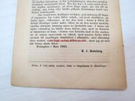 Förslag till Fiskeri-Förordning i Finland 1863 -ehdotus kalastusasetukseksi -proposal to fishing statutes in Finland