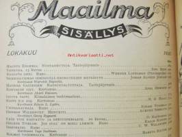 Maailma - Sivistyksellis-kaunokirjallinen kuvalukemisto 1920, IV sidos