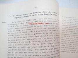 Station d´essai de pisciculture à Evois 1902 -Evon tutkimusaseman kalastustoiminnan raportti, karttaliite - report on fishing activities in the research station