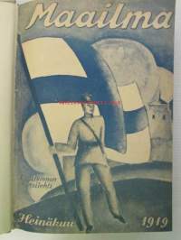 Maailma - Sivistyksellis-kaunokirjallinen kuvalukemisto 1919 heinäkuu-joulukuu, 2. sidos -puolivuosikerta