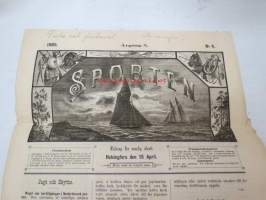 Sporten 1885 nr 4 - Fisk och fiskafvel (fiskavel) -kalastus ja kalanjalostus -artikkeli -fishes and fishbreeding, article