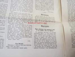 Sporten 1885 nr 4 - Fisk och fiskafvel (fiskavel) -kalastus ja kalanjalostus -artikkeli -fishes and fishbreeding, article