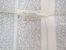 Sporten 1885 nr 4 - Fisk och fiskafvel (fiskavel) -kalastus ja kalanjalostus -artikkeli -fishes and fishbreeding, article