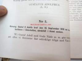 Aktstycken till upplysning af de allmänna rättsförhållanden, som äga rum beträffande Kemijoki och Ijo kronofisken, 1888 Kemi- ja Iijoen kalastusta koskevat