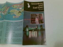 Savonlinna and East Savo, Finland - pieni turistiopas vuodelta 1975