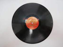 Leijona T 5053 Augustin Lara, Marianne - Olet aatoksissain / Kullervo Linna, Metrotytöt - Unikuva -savikiekkoäänilevy, 78 rpm record