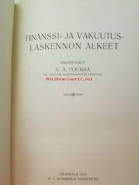 Finanssi- ja vakuutuslaskennon alkeet