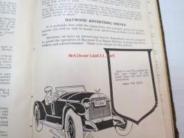 Haywood´s Tire Surgery - Complete course in tire repairing -autoilun alkuaikojen voimakkaan kasvun aikana tarvittiin myös rengaskorjaamoja ja -korjaajia,