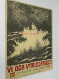 Vi och världskriget 1915 nr 5 -sträng vinter över landet, livets gång - köld och vedbrist, rusdrycksrestriktionerna och deras verkningar, några deporterade,