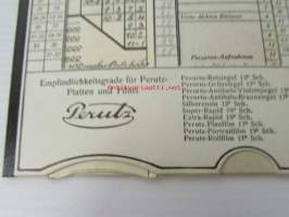 Perutz-Belichtungsmesser -valaistusmittarin käyttöohje saksaksi