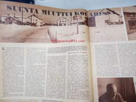 Kuvaposti 1957 nr 16-17, ilmestynyt 18.4.1957, sis. mm. seur. artikkelit / kuvat / mainokset; Automuoti on muuttunut, Suomen Kansallisooppera on uudistanut