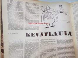 Kuvaposti 1957 nr 16-17, ilmestynyt 18.4.1957, sis. mm. seur. artikkelit / kuvat / mainokset; Automuoti on muuttunut, Suomen Kansallisooppera on uudistanut