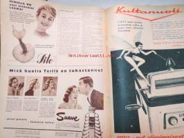 Kuvaposti 1957 nr 16-17, ilmestynyt 18.4.1957, sis. mm. seur. artikkelit / kuvat / mainokset; Automuoti on muuttunut, Suomen Kansallisooppera on uudistanut