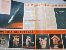 Kuvaposti 1957 nr 16-17, ilmestynyt 18.4.1957, sis. mm. seur. artikkelit / kuvat / mainokset; Automuoti on muuttunut, Suomen Kansallisooppera on uudistanut