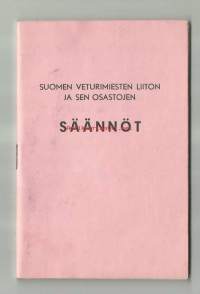 Suomen Veturimiesliiton säännöt 1957