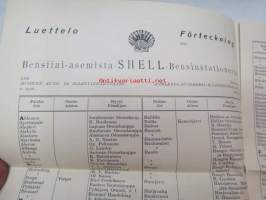 Avstånds-förteckning över de förnämsta landsvägarna i Finland 1926 -Suomen yleisemmin käytettyjen maanteiden välimatka-luettelo 1926,  ruotsinkielinen,