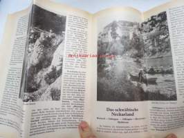 Süd-Deutschland von Main bis zum Bodensee -matkaopas + kartta -travel guide with map