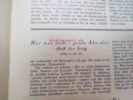 Misericordia julen 1934 - Utgiven av Sjuksjöterskeföreningen i Finland -christmas publication, mukana Abu Hassanin mietelmiä korteilla sekä joulukorttiarkki