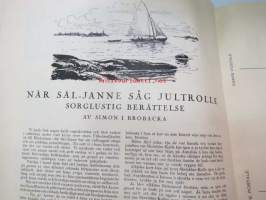 Misericordia julen 1934 - Utgiven av Sjuksjöterskeföreningen i Finland -christmas publication, mukana Abu Hassanin mietelmiä korteilla sekä joulukorttiarkki