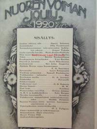 Nuori voima 1920 -vuosikerta