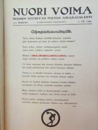 Nuori voima 1920 -vuosikerta