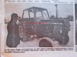Koneviesti 1979 nr 1, sis. mm. seur. artikkelit / kuvat / mainokset; Aurinkoenergia viljan kuivatuksessa, Royal Smithfield Show - Lontoon kuninkaallinen