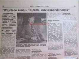 Koneviesti 1979 nr 1, sis. mm. seur. artikkelit / kuvat / mainokset; Aurinkoenergia viljan kuivatuksessa, Royal Smithfield Show - Lontoon kuninkaallinen