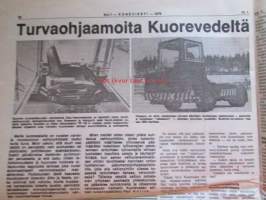 Koneviesti 1979 nr 1, sis. mm. seur. artikkelit / kuvat / mainokset; Aurinkoenergia viljan kuivatuksessa, Royal Smithfield Show - Lontoon kuninkaallinen