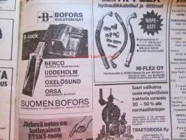 Koneviesti 1979 nr 1, sis. mm. seur. artikkelit / kuvat / mainokset; Aurinkoenergia viljan kuivatuksessa, Royal Smithfield Show - Lontoon kuninkaallinen