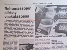 Koneviesti 1979 nr 3, sis. mm. seur. artikkelit / kuvat / mainokset; Maatalous energian tuottajana ja kuluttajana, Traktori käyttäjänsä silmin Volvo T-500,