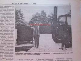 Koneviesti 1979 nr 3, sis. mm. seur. artikkelit / kuvat / mainokset; Maatalous energian tuottajana ja kuluttajana, Traktori käyttäjänsä silmin Volvo T-500,