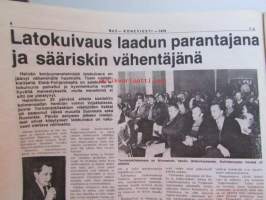 Koneviesti 1979 nr 5, sis. mm. seur. artikkelit / kuvat / mainokset; Heinän latokuivaus laadun parantajana, Maatilan metaanikaasulaitos, Henkilöautot 1979