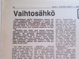 Koneviesti 1979 nr 5, sis. mm. seur. artikkelit / kuvat / mainokset; Heinän latokuivaus laadun parantajana, Maatilan metaanikaasulaitos, Henkilöautot 1979