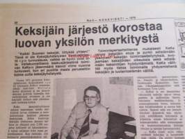 Koneviesti 1979 nr 5, sis. mm. seur. artikkelit / kuvat / mainokset; Heinän latokuivaus laadun parantajana, Maatilan metaanikaasulaitos, Henkilöautot 1979