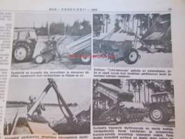 Koneviesti 1979 nr 9, sis. mm. seur. artikkelit / kuvat / mainokset; Ford TW 20 ja TW 10, Fordin Dual Power -pikavaihde, Metsäojien perkauskone Lännen UM 3,