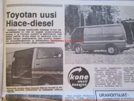 Koneviesti 1979 nr 11, sis. mm. seur. artikkelit / kuvat / mainokset; Koeajossa Toyota Hi-Ace diesel, Sadetuskoneet ja niiden valinta - kuvat ja tekniset tiedot,