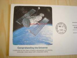 Comprehending the Universe, 1981, USA, ensipäiväkuori, FDC. Katso myös muut kohteeni, mm. noin 1 200 amerikkalaista ensipäiväkuorta 1920-luvulta 2000-luvulle,