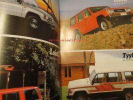 Isuzu Trooper -myyntiesite, brochure