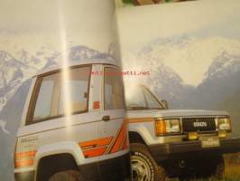 Isuzu Trooper -myyntiesite, brochure