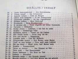 54 suomalaista kansanlaulua. Valikoinut ja julkaissut Armas Maasalo - Finnische Volkslieder ausgewählt und herausgegeben von Armas Maasalo (kääntänyt saksaksi