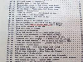 54 suomalaista kansanlaulua. Valikoinut ja julkaissut Armas Maasalo - Finnische Volkslieder ausgewählt und herausgegeben von Armas Maasalo (kääntänyt saksaksi