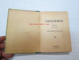 Laulukirja... tämä laulukirja on tarkoitettu etupäässä nuorisoyhdistysten kokouksissa ja juhlissa käytettäväksi... -song book